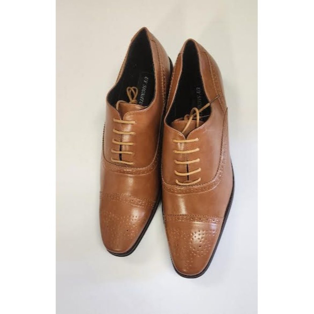 UV Signature Men's Cognac Tan Loafers dress shoes size 13 NWOB Men